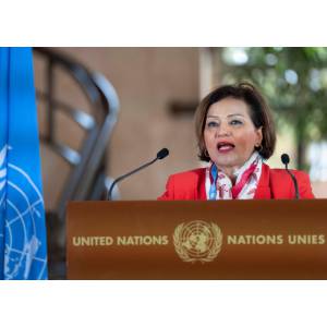 La Marocaine Najat Rochdi, Coordonnatrice Spéciale Adjointe de l'ONU pour le Liban