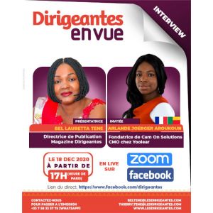 Interview exclusive Arlande JOERGER AROUKOUN, Fondatrice de Cam On Solutions, CMO chez Yoolearn