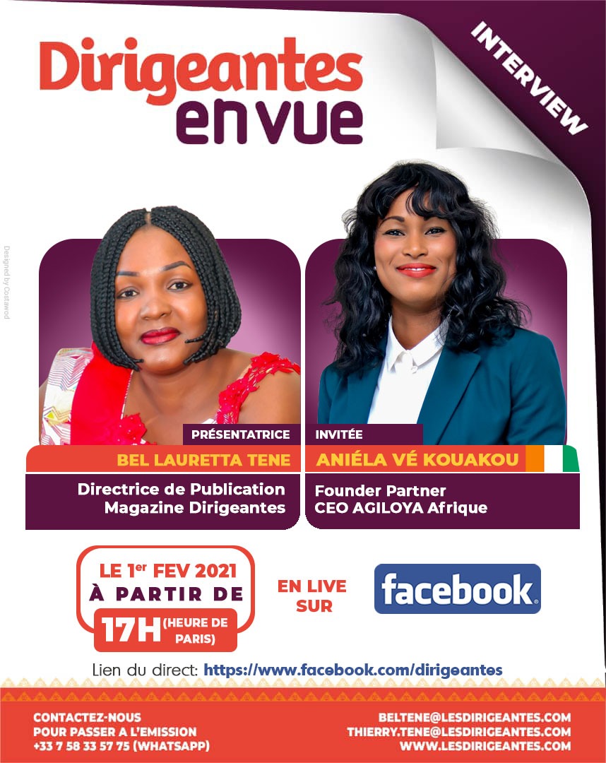 Interview exclusive Aniéla Vé kouakou, Founding Partner, CEO AGILOYA Afrique