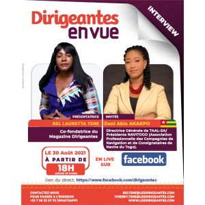 Interview Dani Abla AKAKPO, Directrice Générale de TAAL-SA et Présidente NAVITOGO (Association Professionnelle des Compagnies de Navigation et de Consignataires de Navire du Togo).