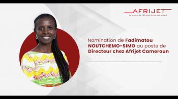Fadimatou NOUTCHEMO SIMO, Directrice Générale de Afrijet Cameroun, une dirigeante engagée pour plus de femmes dans le secteur aérien en Afrique.