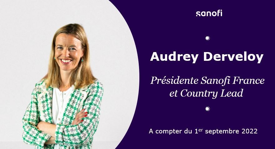 Audrey Derveloy prend la tête de Sanofi France