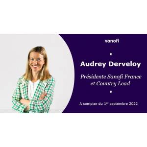 Audrey Derveloy prend la tête de Sanofi France