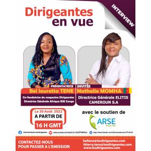 INTERVIEW : Nathalie MOMHA, Directrice Générale de ELITIS Cameroun