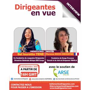 Florence ROCH-DEHORTER, Fondatrice de Kongo Provence Conseil et du Club de dirigeants YEKOLA