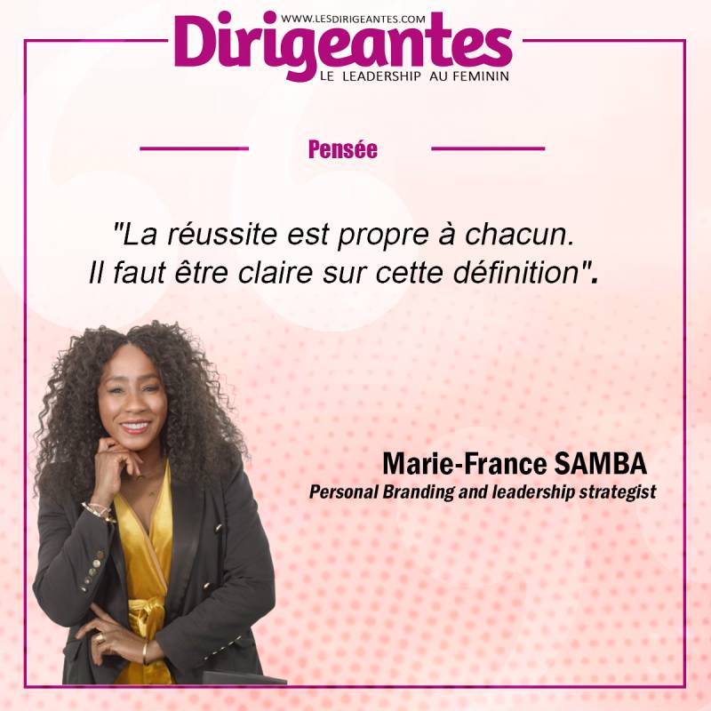 Marie-France SAMBA Personal Branding and leadership strategist