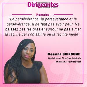 Messina GUIKOUME, Fondatrice et Directrice Générale de Messibat International