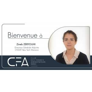Zineb ZERYOUHI, nommée Directrice Générale Adjointe de CNGR New Tech Morocco