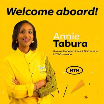 Annie TABURA, nouvelle Directrice Générale de des ventes et de la distribution de MTN Cameroun