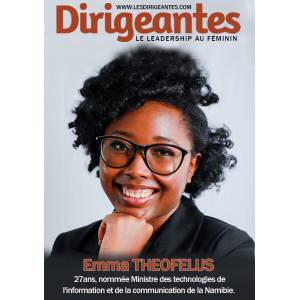 Emma THEOFELUS, 27 ans, nommée Ministre des technologies de l'information et de la communication de la Namibie.
