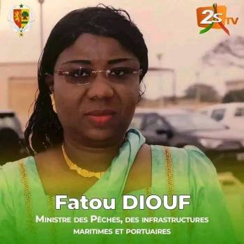 Sénégal : Fatou DIOUF nommée Ministre des Pêches, des Infrastructures maritimes et portuaires 