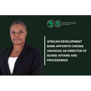 Chioma ONUKOGU nommée Directrice des Affaires et Procédures du Conseil d’Administration à la Banque Africaine de Développement (BAD)