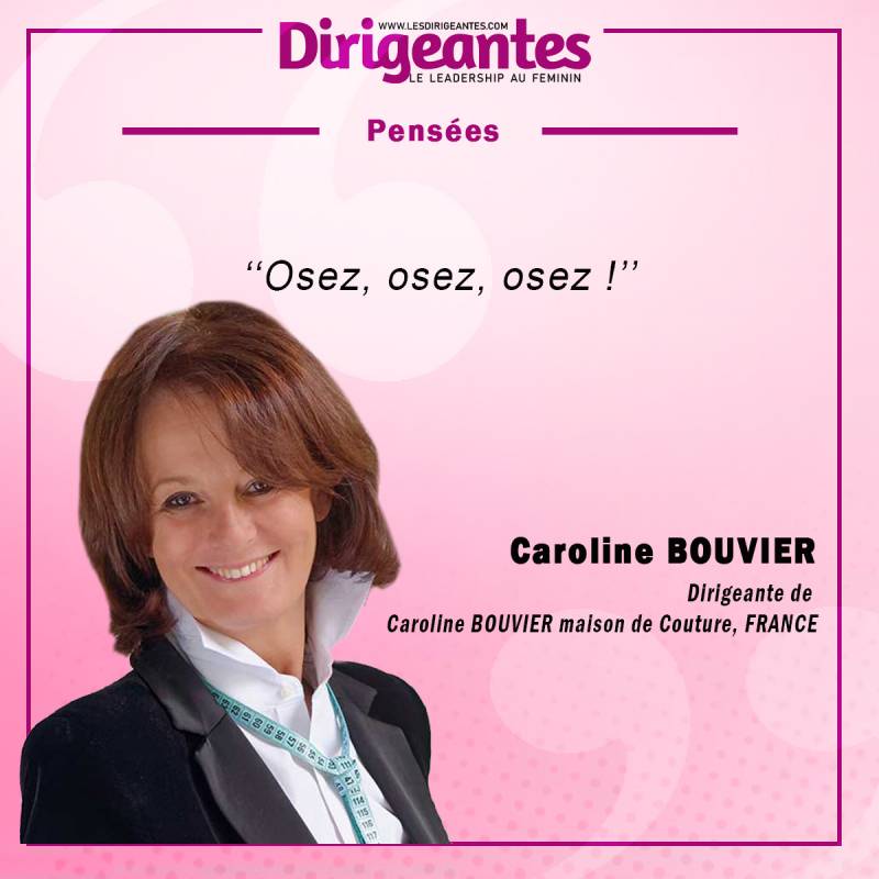 Caroline BOUVIER, Dirigeante de Caroline BOUVIER maison de Couture