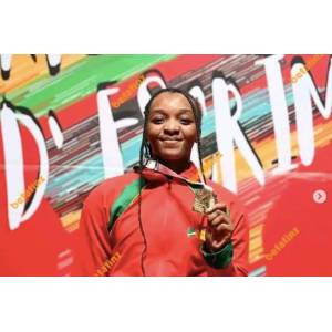 Lorina ESSOMBA MBEGA : Championne d'Afrique en Sabre Dames