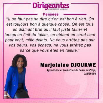Marjolaine DJOUKWE Agricultrice et promotrice du Poivre de Penja
