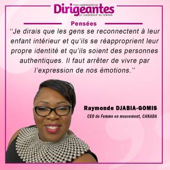 Raymonde DJABIA-GOMIS, CEO de Femme en mouvement