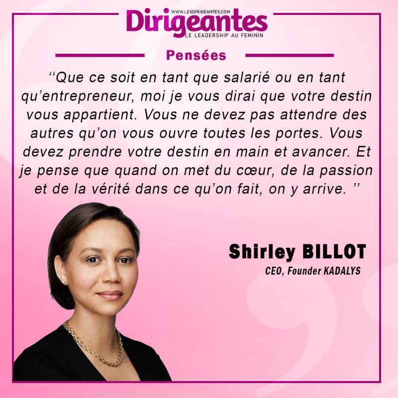 Shirley BILLOT, CE0 & Founder KADALYS