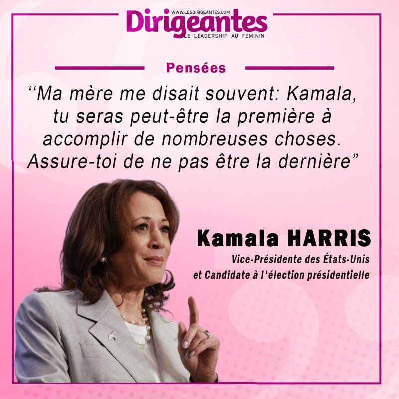 Kamala HARRIS, Vice-Présidente des Etats-Unis et candidate à l'élection présidentielle