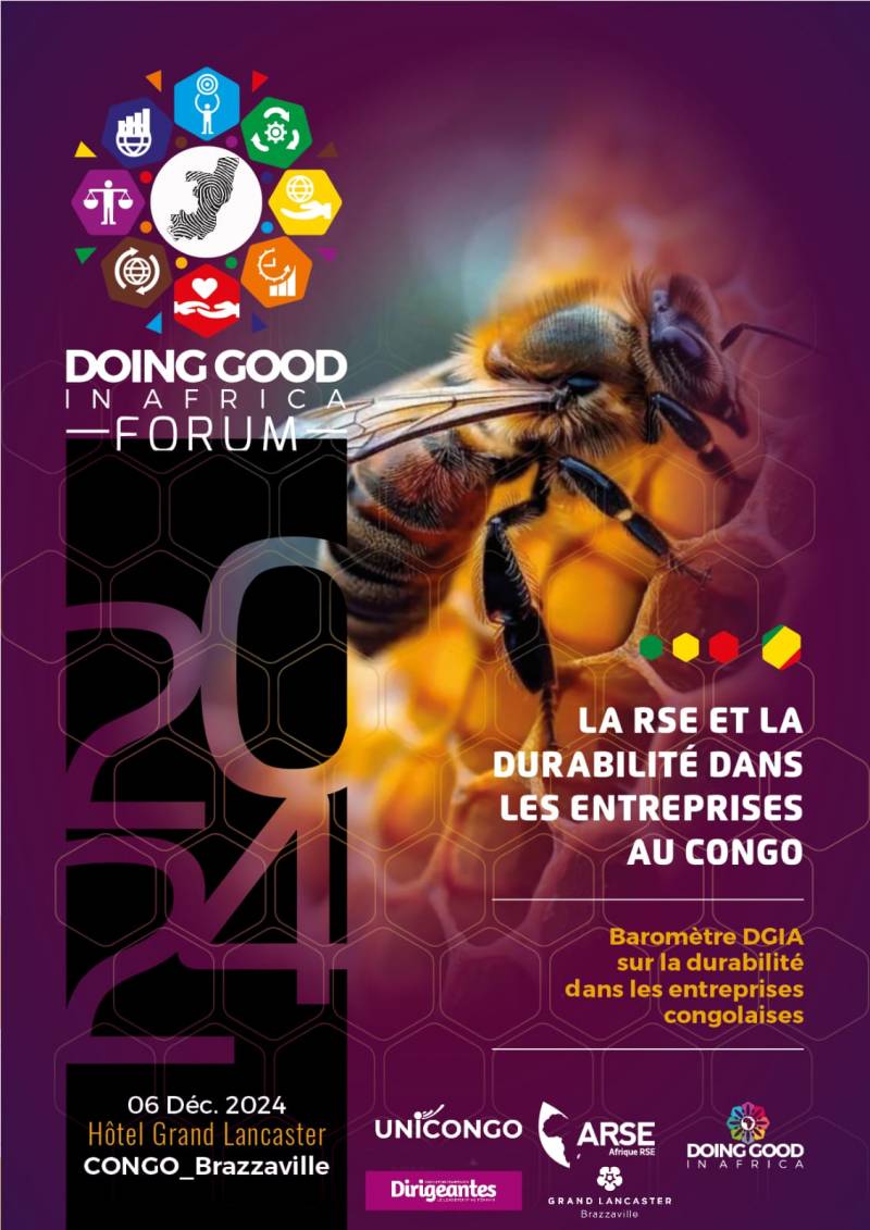    Congo Brazzaville : Forum sur la responsabilité Sociétale des Entreprises (RSE) et durabilité au Congo, le 6 décembre 2024 à l’hôtel Grand Lancaster de Brazzaville