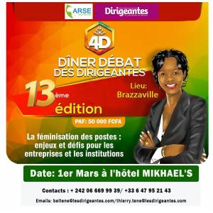 CONGO: DÎNER DES DIRIGEANTES (4D), 13ème EDITION