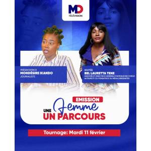 INTERVIEW EXCLUSIVE DE BEL LAURETTA TENE SUR LA CHAÎNE MD TELEVISION
