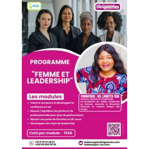 FORMATION EN LEADERSHIP : du 22 au 25 Avril