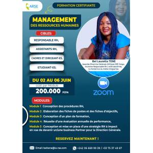 FORMATION EN MANAGEMENT DES RESSOURCES HUMAINES