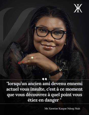 Maître Xaverine KANGUE NDONG NTAH, Avocate