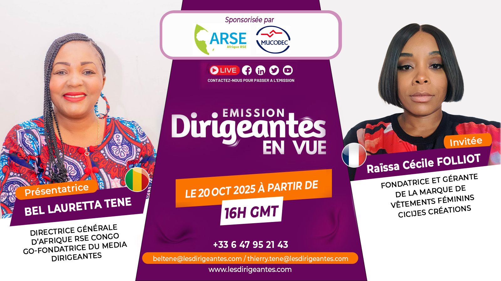 Interview exclusive de Raïssa Cécile FOLLIOT, Fondatrice et Gérante de la marque de vêtements CICIJES CREATIONS   