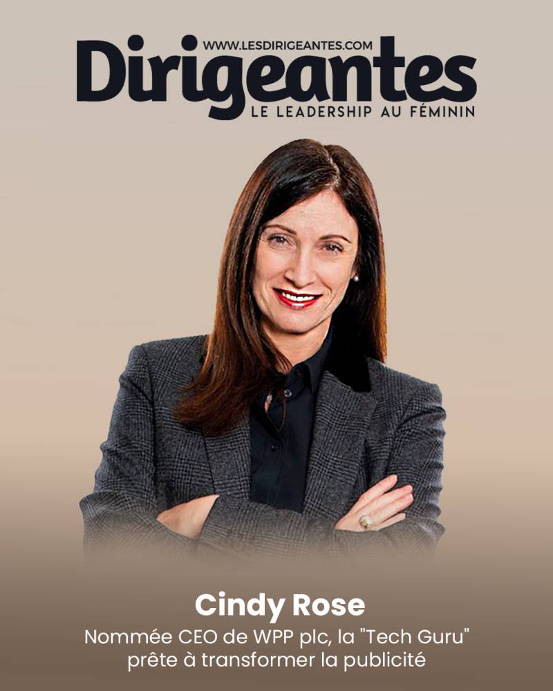 Cindy Rose, nommée CEO de WPP plc, la 