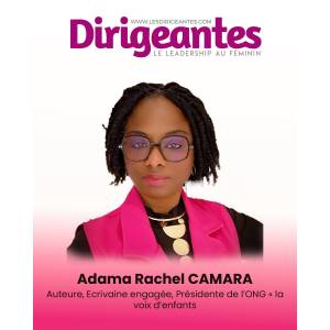 Adama Rachel CAMARA, Auteure, Ecrivaine engagée, Présidente de l’ONG « la voix d’enfants »