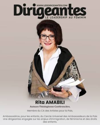 Rita GUINO, une dirigeante qui soigne les corps, éclaire les consciences et défend l’humanité Le mot qui résume une vie : Solidarité