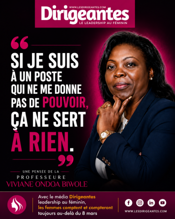 Professeure Viviane ONDOA BIWOLE, Administratrice, Directrice du programme de formation en Gestion de la Politique Economique (GPE_Cameroun), Fondatrice du cabinet OBIV Solutions