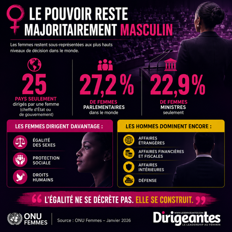 LEADERSHIP FÉMININ : LE POUVOIR RESTE MAJORITAIREMENT MASCULIN, MALGRÉ DES PROGRÈS RÉELS