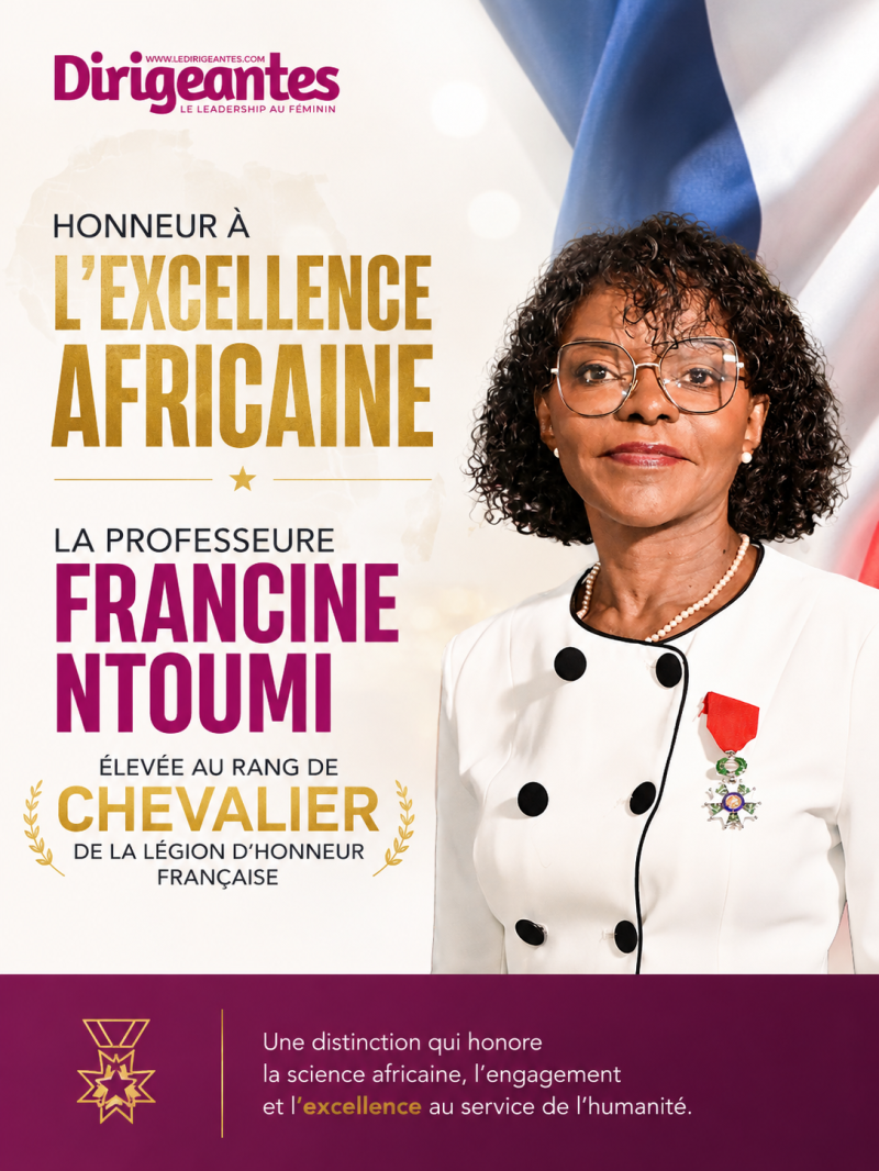 Honneur à l’excellence africaine : la Professeure Francine NTOUMI élevée au rang de Chevalier de la Légion d’honneur française
