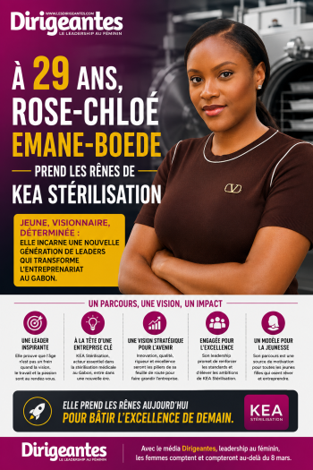 GABON : À 29 ANS, ROSE-CHLOÉ EMANE-BOEDE PREND LES RÊNES DE KEA STÉRILISATION