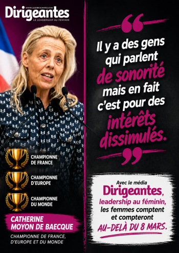 CATHERINE MOYON DE BAECQUE, CHAMPIONNE DE FRANCE, D'EUROPE ET DU MONDE