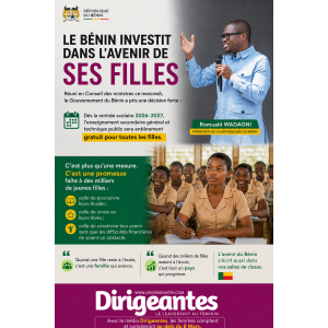 HISTORIQUE : LE BÉNIN OFFRE GRATUITEMENT LE SECONDAIRE À TOUTES LES FILLES ET OUVRE UNE NOUVELLE PAGE DE SON AVENIR
