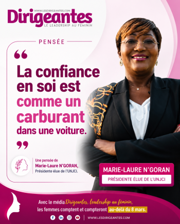 Marie-Laure N'GORAN Présidente élue de l'Union Nationale des Journalistes de Côte d'Ivoire (UNJCI)