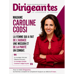 MADAME CAROLINE CODSI : LA FEMME QUI A FAIT DE L'AUDACE UNE MISSION ET DE LA PARITÉ UN COMBAT