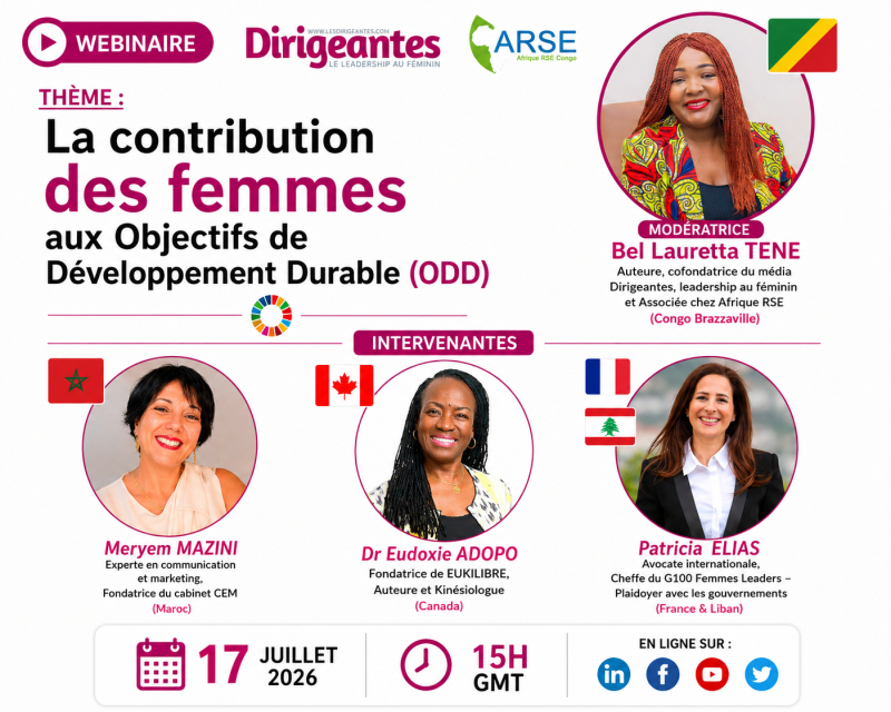 Débat Des Dirigeantes (3D) : La contribution des femmes aux Objectifs de Développement Durable (ODD)