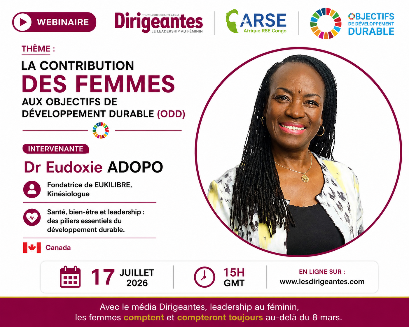3D : La contribution des femmes aux Objectifs de Développement Durable (ODD)