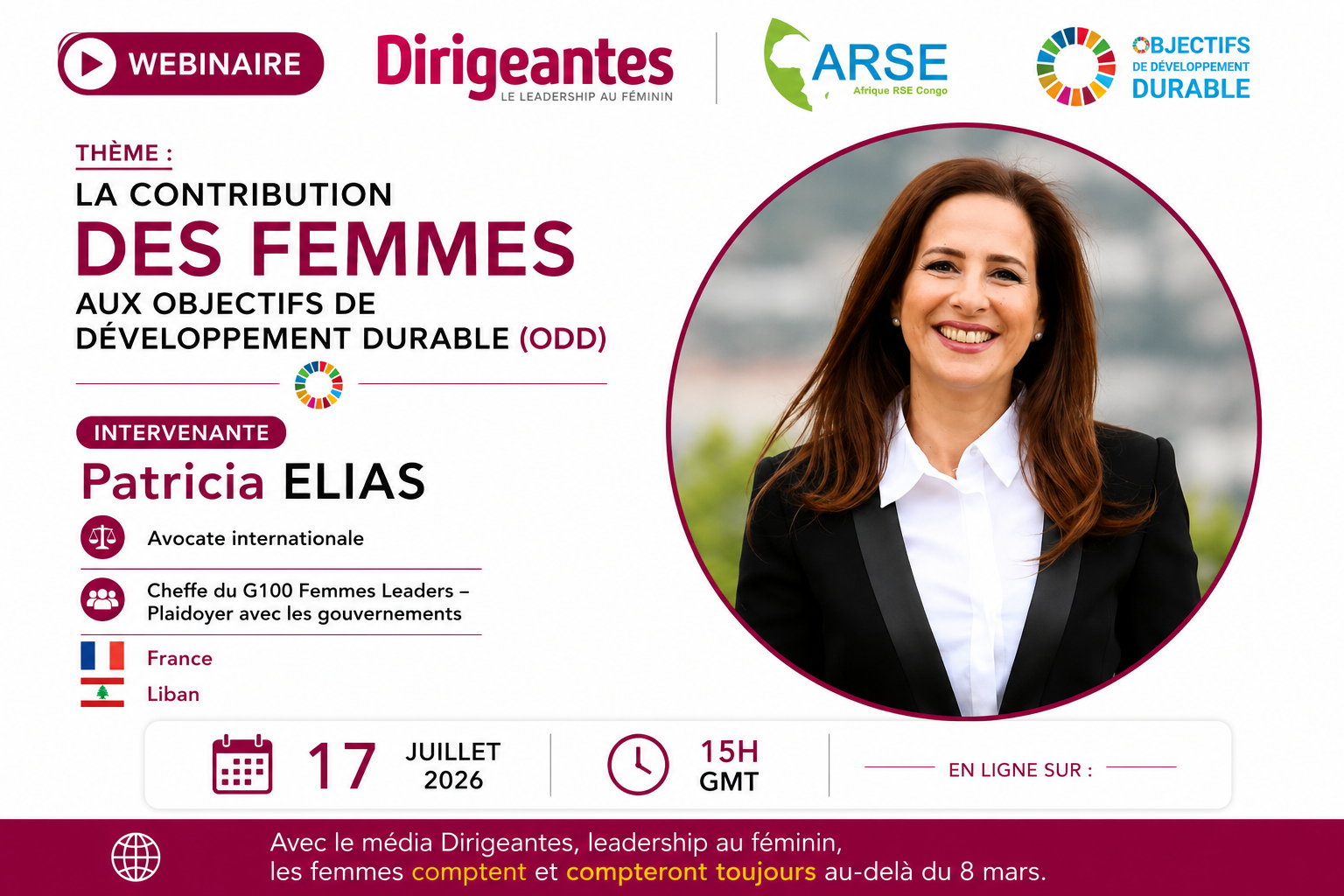 Débat Des Dirigeantes (3D) :  La contribution des femmes aux Objectifs de Développement Durable (ODD)
