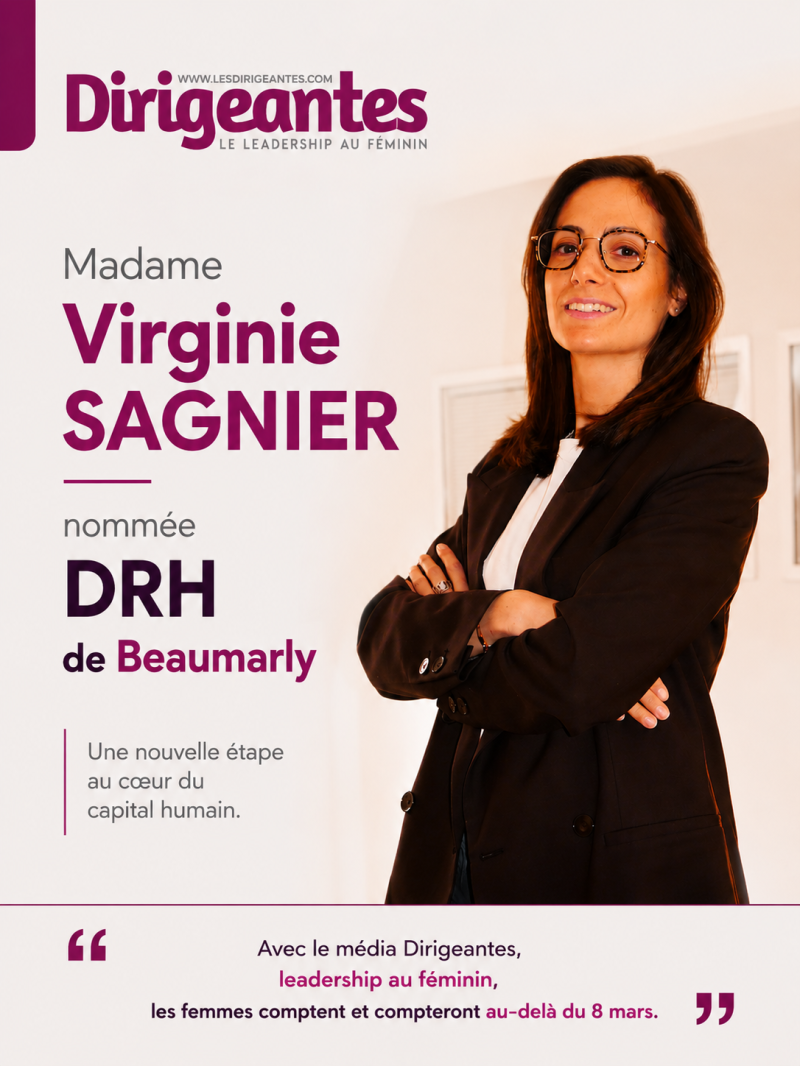 Madame Virginie SAGNIER nommée DRH de Beaumarly : une nouvelle étape au cœur du capital humain