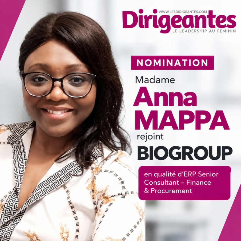NOMINATION : Madame Anna MAPPA rejoint BIOGROUP en qualité d’ERP Senior Consultant – Finance & Procurement
