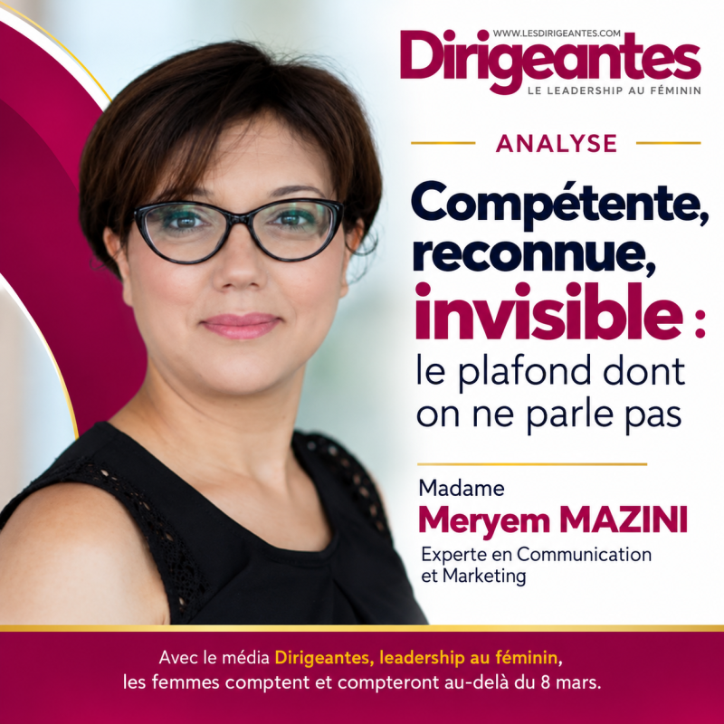 Compétente, reconnue, invisible : le plafond dont on ne parle pas